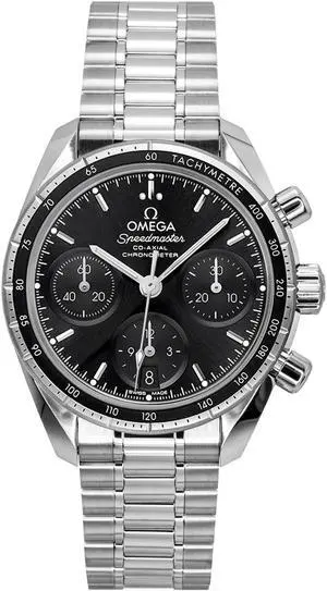 Omega Chronograph Black Dial Automatic 100M Men's Watch 324.30.38.50.01.001