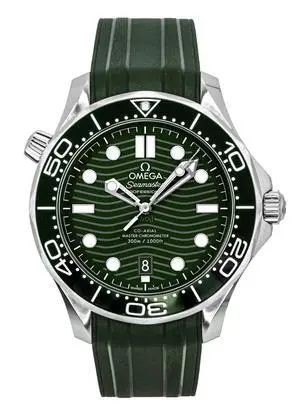 Omega Green Dial Automatic Diver's 210.32.42.20.10.001 300M Men's Watch
