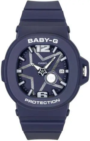 Casio Baby-G Analog Resin Blue Dial Quartz BGA-10D-2A1 100M Women's Watch Casio Baby-G Analog Resin Blue Dial Quartz BGA-10D-2A1 100M Women's Watch