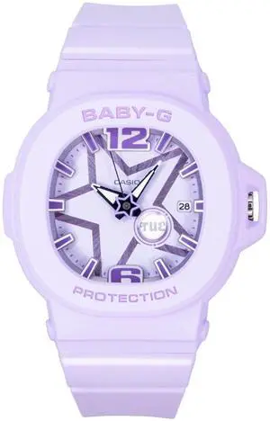 Casio Baby-G Analog Resin Strap Purple Dial Quartz BGA-10D-6A 100M Women's Watch Casio Baby-G Analog Resin Strap Purple Dial Quartz BGA-10D-6A 100M Women's Watch