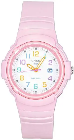 Casio Analog Bio-Based Resin Strap White Dial Quartz LX-800H-4AV 100M Women's Watch Casio Analog Bio-Based Resin Strap White Dial Quartz LX-800H-4AV 100M Women's Watch