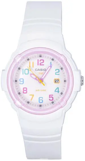 Casio Analog Bio-Based Resin Strap White Dial Quartz LX-800H-7A1V 100M Women's Watch Casio Analog Bio-Based Resin Strap White Dial Quartz LX-800H-7A1V 100M Women's Watch