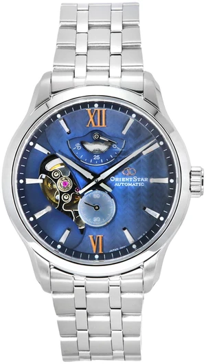 Orient Star Contemporary Stainless Steel Blue Dial Automatic RE-AV0B08L00B 100M Men's Watch Orient Star Contemporary Stainless Steel Blue Dial Automatic RE-AV0B08L00B 100M Men's Watch