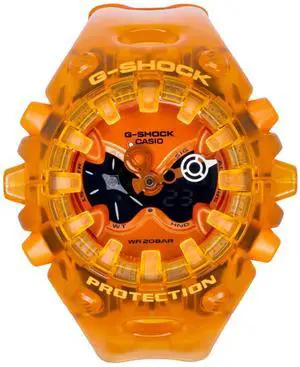 Casio G-Shock Resin Strap Analog Digital Orange Dial Quartz GA-V01SKE-4A 200M Men's Watch Casio G-Shock Resin Strap Analog Digital Orange Dial Quartz GA-V01SKE-4A 200M Men's Watch