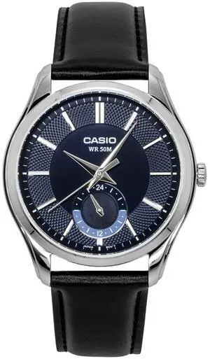 Casio Analog Leather Strap Blue Dial Quartz MTP-B315L-2AV Men's Watch Casio Analog Leather Strap Blue Dial Quartz MTP-B315L-2AV Men's Watch