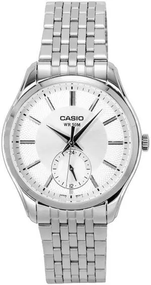 Casio Analog Stainless Steel Silver Dial Quartz MTP-B315D-7AV Men's Watch Casio Analog Stainless Steel Silver Dial Quartz MTP-B315D-7AV Men's Watch