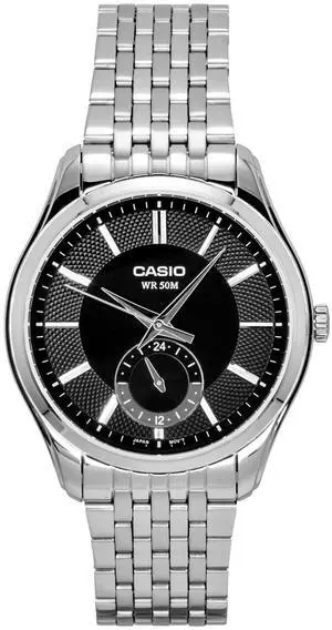Casio Analog Stainless Steel Black Dial Quartz MTP-B315D-1AV Men's Watch Casio Analog Stainless Steel Black Dial Quartz MTP-B315D-1AV Men's Watch