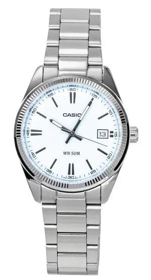 Casio Analog Stainless Steel Turquoise Dial Quartz UTP-1302PD-2A2V Unisex Watch Casio Analog Stainless Steel Turquoise Dial Quartz UTP-1302PD-2A2V Unisex Watch