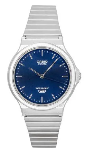 Casio Analog Stainless Steel Blue Dial Quartz MQ-24DA-2A Unisex Watch Casio Analog Stainless Steel Blue Dial Quartz MQ-24DA-2A Unisex Watch