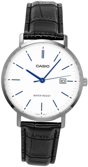 Casio Analog Leather Strap White Dial Quartz MTP-VT05L-7E Men's Watch Casio Analog Leather Strap White Dial Quartz MTP-VT05L-7E Men's Watch