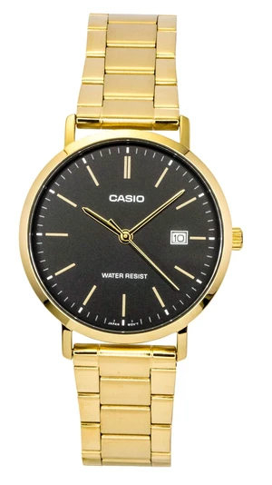 Casio Analog Gold Tone Stainless Steel Black Dial Quartz MTP-VT05G-1E Men's Watch Casio Analog Gold Tone Stainless Steel Black Dial Quartz MTP-VT05G-1E Men's Watch