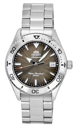 Orient Mako Sport Stainless Steel Brown Dial Automatic Diver's RA-AC0Q15Y 200M Men's Watch Orient Mako Sport Stainless Steel Brown Dial Automatic Diver's RA-AC0Q15Y 200M Men's Watch