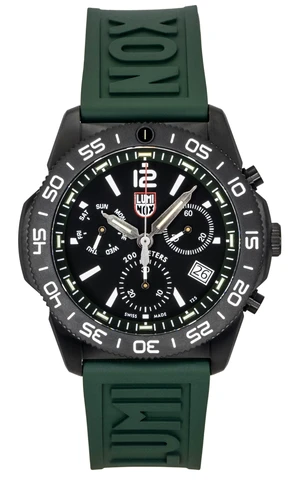 Luminox Pacific Diver Chronograph Rubber Strap Black Dial Quartz Diver's XS.3147 200M Men's Watch Luminox Pacific Diver Chronograph Rubber Strap Black Dial Quartz Diver's XS.3147 200M Men's Watch