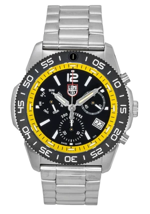 Luminox Pacific Diver Chronograph Stainless Steel Black Dial Quartz Diver's XS.3145.M 200M Men's Watch Luminox Pacific Diver Chronograph Stainless Steel Black Dial Quartz Diver's XS.3145.M 200M Men's Watch