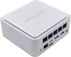 Maxtang Ryzen 6600h Mini pc (up to 4.5GHz) Barebone DDR5 Ram M.2 SSD Slot/Gaming PC for WiFi 6, USB3.2, USBC4, BT5.2, DP, HDMI, LAN 2.5G,Dual Fan Shell White 32GB RAM / 1TB NVME SSD