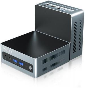 Maxtang Mini PC 12th Intel N100 [UP to 3.4 GHz] DDR4 4C/4T 6MB Cache Small Desktop Mini PC VESA Compatible 4K@60Hz Quiet Little Mini PC USB3.2 with LAN Port (NO OS, NO Ram NO SSD)