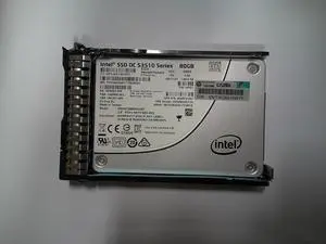 HP Intel SSD DC S3510 Series SSDSC2BB080G6P 80GB 6Gbs 2.5" SATA SSD 804574-001