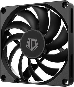 ID-COOLING NO-8010-PWM Case Fan 80*10mm Mini Fan All Black CPU Cooling Fan Addressable PWM Fan for CPU/GPU Cooler