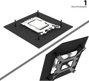 ID-COOLING Metal Mounting Kit for AURAFLOW/FROSTFLOW/ICEFLOW/ZOOMFLOW/PINKFLOW Series fit Intel LGA1700/1200/115X
