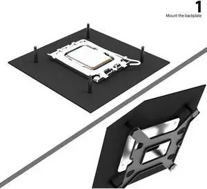 ID-COOLING Metal Mounting Kit for SE-207-XT/SE-225-XT/SE-234-ARGB/SE-224-XT/SE-914-XT/SE-904-XT Series fit Intel LGA1700/1200/115X