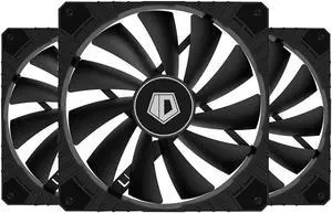 ID-COOLING WF-14025-XT Black 14cm PWM fan Low Profile Cooling Fan For CPU&GPU&VGA cooler Non-LED 3 Packs