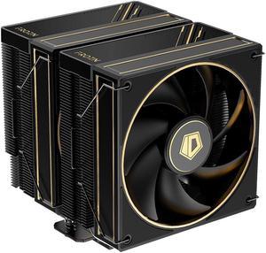 ID-COOLING FROZN A620 GDL- 6.1" Height Black Dual-Tower Air CPU Cooler, 6×6mm Heatpipes, Dual 120x120x25mm FDB Fans, TDP 270W, Intel LGA1851/1700/1200/115X; AMD AM4/AM5 (154mm in Height)