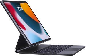 AUSDOM Magnetic Floating Magic Smart Keyboard for iPad Pro 12.9-inch (6th, 5th, 4th and 3rd Gen), iPad Air 13 2024(M2) Bluetooth Wireless Backlit Rechargeable Keyboard Case with Trackpad