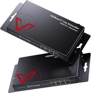 v AV Access 4K HDBaseT HDMI Extender, 70m/230ft HDMI Extender with 2-Way IR, CEC, PoE & RS232