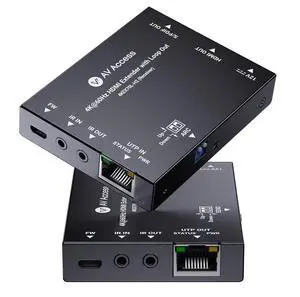 AV Access 4K@60Hz HDMI Over Ethernet Extender Over Cat6/7 Upto 230ft with Loop Out, Supports 4K 4:4:4, HDR10, HDCP 2.3, Doby Atmos, DTS:X, Bi-Directional IR, PoC, EDID & ARC Switch (4KEX70L-H2) AV Access 4K@60Hz HDMI Over Ethernet Extender Over Cat6/7 Upto 230ft with Loop Out, Supports 4K 4:4:4, HDR10, HDCP 2.3, Doby Atmos, DTS:X, Bi-Directional IR, PoC, EDID & ARC Switch (4KEX70L-H2)