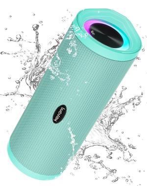 Portable Waterproof Bluetooth Speaker With Strap – IP67, 20H Playtime, Bluetooth 5.3, TF Card, TWS Pairing – Loud Bass For Hiking, Camping, Shower, Travel
