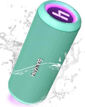 HEYSONG Waterproof Bluetooth Speaker, Shower Portable Wireless Outdoor Speakers with 20W Loud Stereo Sound, Good Bass, IPX6 Floating Speaker for Pool, Shower, Kayak, Beach Accessories, Gifts for Men