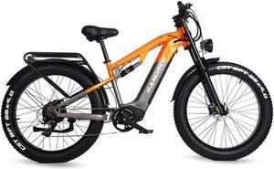 RANDRIDE 1500W Ebike Fat Tire Electric Bike for Adults E Bike 23AH Mountain Electric Bike with 26*4.0 CST Fat Tire, Shimano 27 Speed, Shimano hydraulic brakes