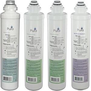 Pura Platinum QCUF Ultra Filtration Complete Replacement Filter Kit by IPW Industries Inc.