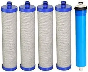IPW Industries Inc. Compatible Reverse Osmosis Complete Annual Replacement Water Filters for WHER12 and WHER18 System