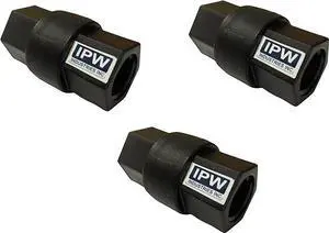 SMC (6870090) 687 Series PVC NSF Check Valve ; 3/4"FNPT x 3/4"FNPT Buna - 3 Pack