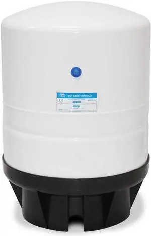 PAE (RO-1070) 14.0 Gallon Metal Storage Tank 1/4" NPT; White