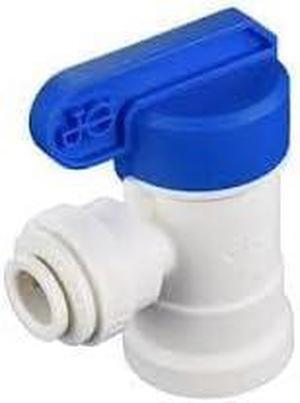 IPW Industries Inc., John Guest (PPSV500822W) - Quick Connect Polypropylene Tank Ball Valve for Reverse Osmosis Water Filters and Water Tank Shut-Off