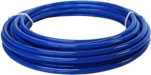 John Guest 3/8 Inch x 25 Feet LLDPE Tubing, Flexible Water Tubing for Plumbing, Blue, PE-12-EI-025F-B