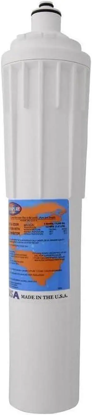 IPW Industries Inc-Omnipure - (ELF XL 10M-P) - 15" x 4" ELF XL-Series 10 Micron Carbon Block Filter with Phosphate; Scale Inhibitor