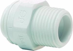 Ideal H2O JG Quick Connect Fitting - 3/8 in to 3/8 in NPTF - White (10/Bag)