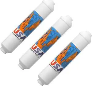 IPW Industries Inc-Omni-pure - (K2533-BB) - 10" x 2" T40 GAC Coconut Carbon Inline Filter 1/4" NPT / 3 Pack