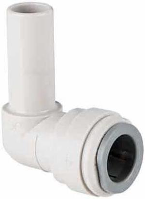 IPW Industries Inc-John Guest - Acetal Plug In Stem Elbow Quick Connect Fitting 1/2" OD / 1/2" OD/Single-(PI221616S)