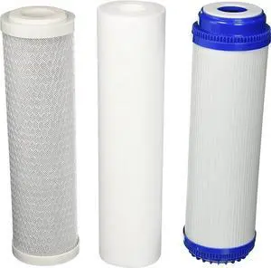 5 Stage Reverse Osmosis Filter Replacement Set, gac, carbon and sediment