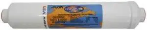 Omnipure (K5621-BB) 12"x2.5" Inline K-Series 10 Micron Carbon Block 1/4" FPT