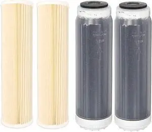 IPW Industries Inc. Compatible Upgraded Replacement Filters For HydroLogic Stealth RO150 / RO300 Systems; 2) 22060 and 2) 22125