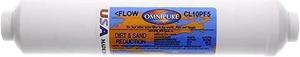 IPW Industries Inc-Omnipure - (CL10PF5-C) - 10" x 2" Sediment Inline Filter - 5 Micron 3/8" FPT