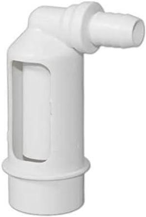 IPW Industries Inc- ET117-008, G-50BP, DLA-G - Air-Gap 1-1/2-inch Standpipe with PVC Trap Adapters for Water Softeners/Backwashing Filter Systems with 1/2-inch Barb Connector