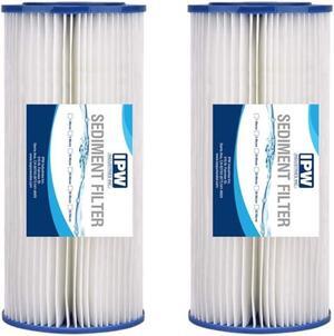 IPW Industries Inc-Compatible withHydro-Logic HL22097 Hydrologic 22097 10"x 4.5" Pre-Evolution Sediment Filter Cleanable 2 pack