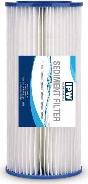 IPW Industries Inc-Compatible with Hydro-Logic HL22097 Hydrologic 22097 10 4.5-Inch Pre-Evolution Sediment Filter Cleanable