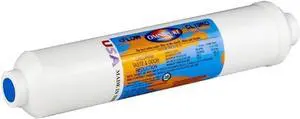 IPW Industries Inc-Omnipure - (CL10ROT40-B) - 10" x 2" T40 GAC Acid Washed Coconut Carbon Inline Filter 1/4" FPT/Single